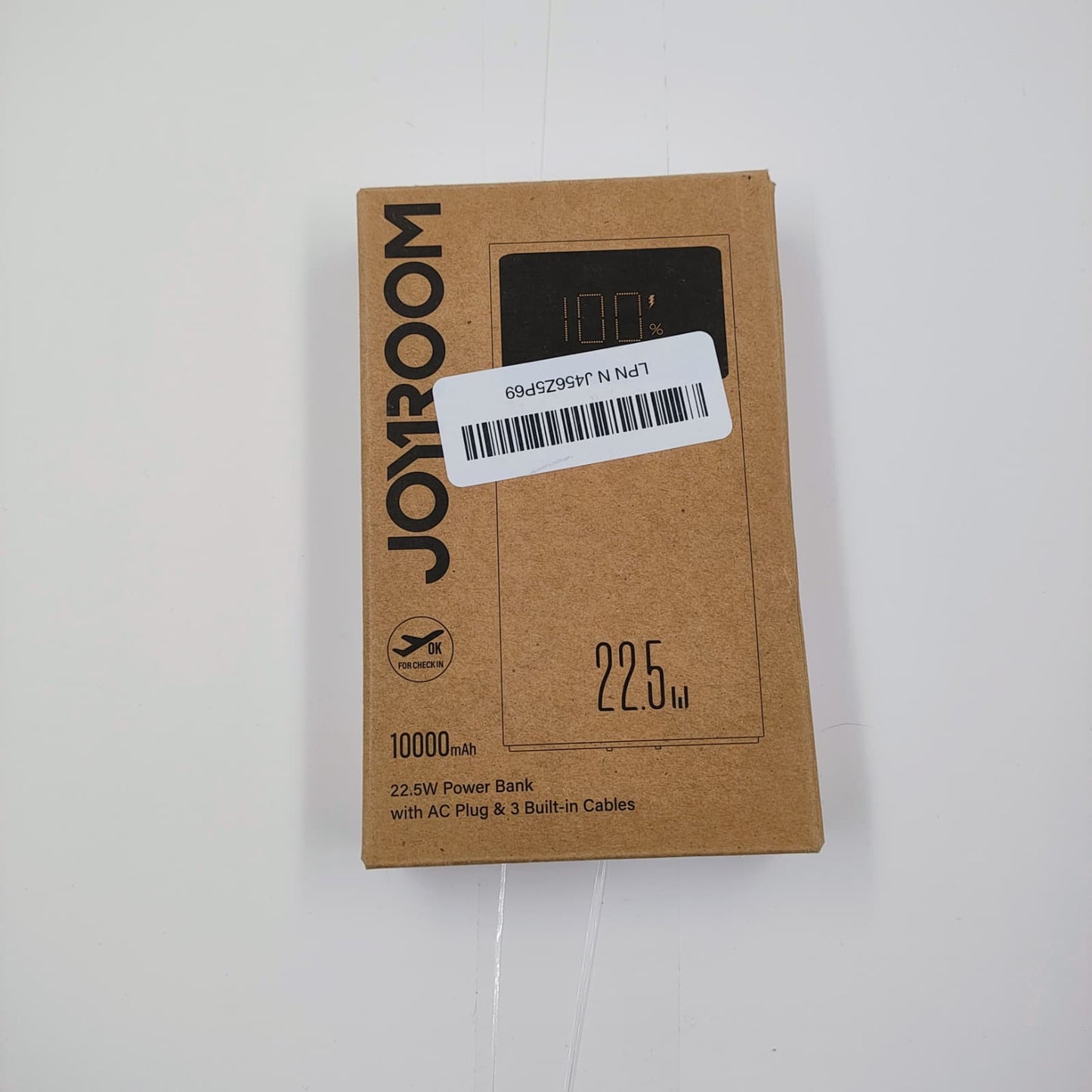 Cargador portátil de 10000 mAh (3 cables) JOYROOM