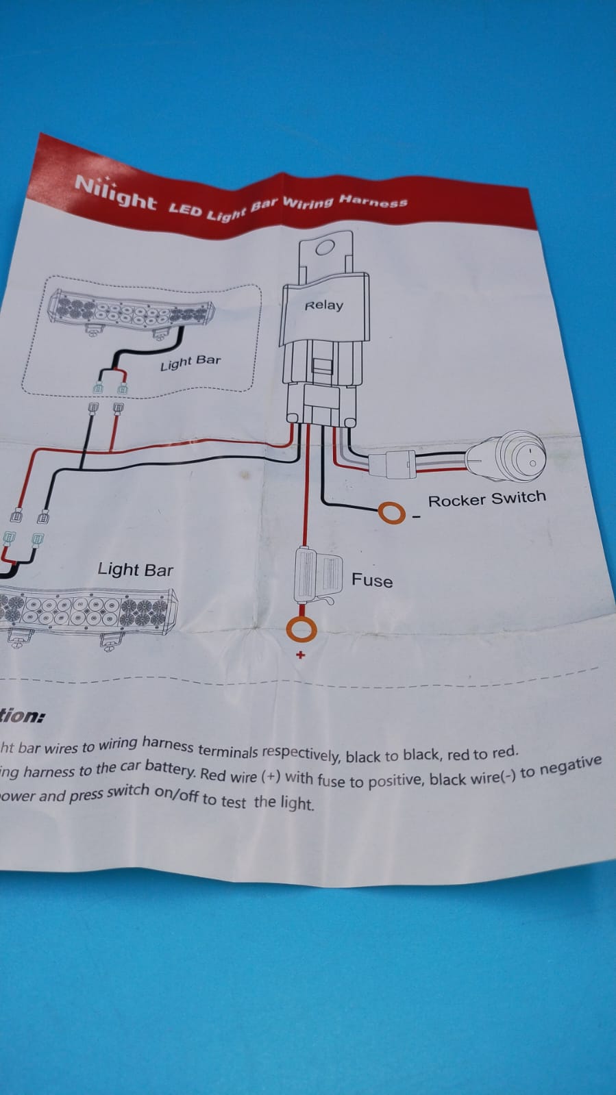 Nilight  Barra de luz LED de 12 pulgadas, 300 W.