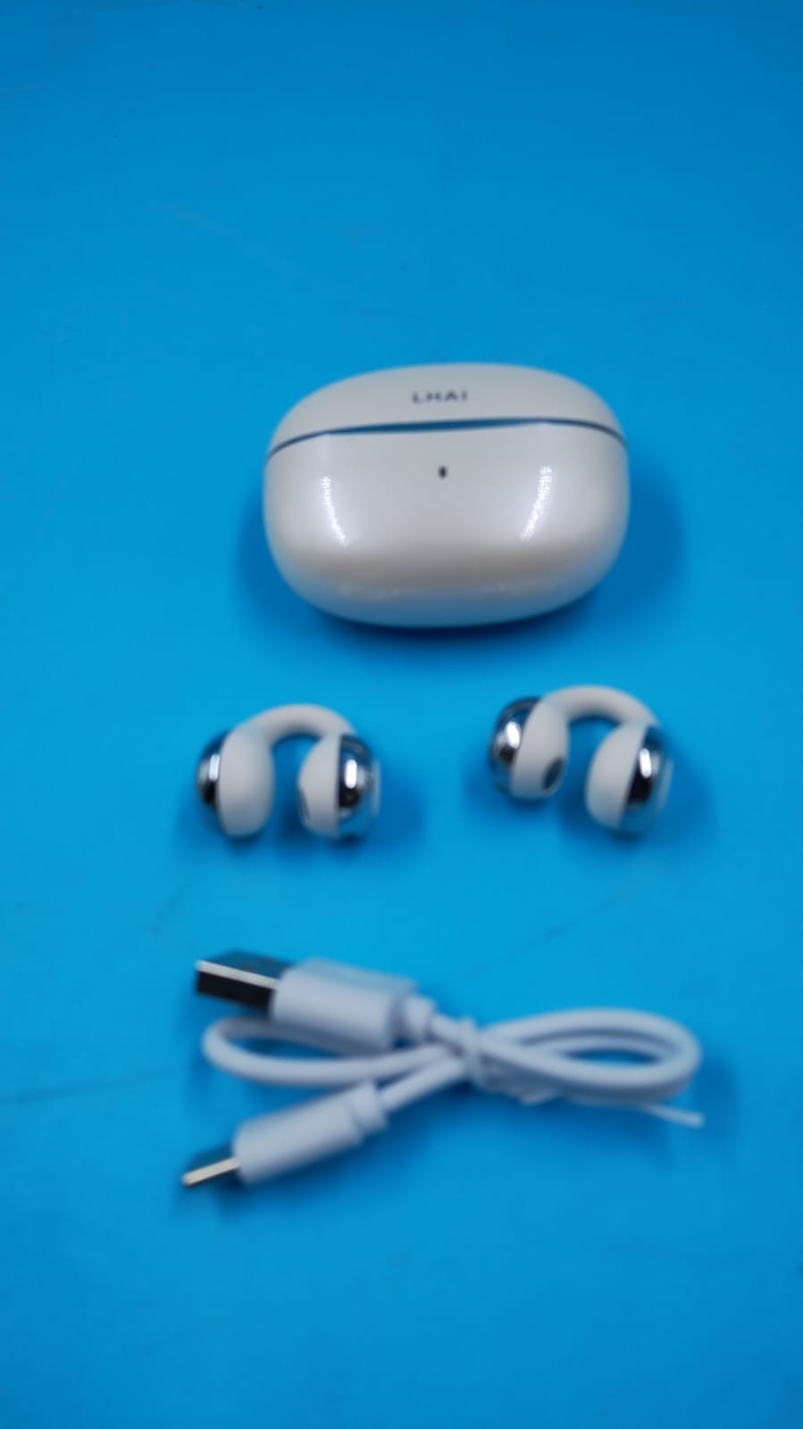 Auriculares con traducción de IA inalámbricos clip abierto