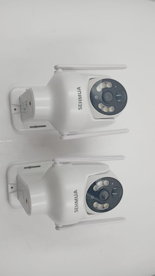 Cámara de seguridad solar 2K, para exteriores, 2 vías, (DETALLE).