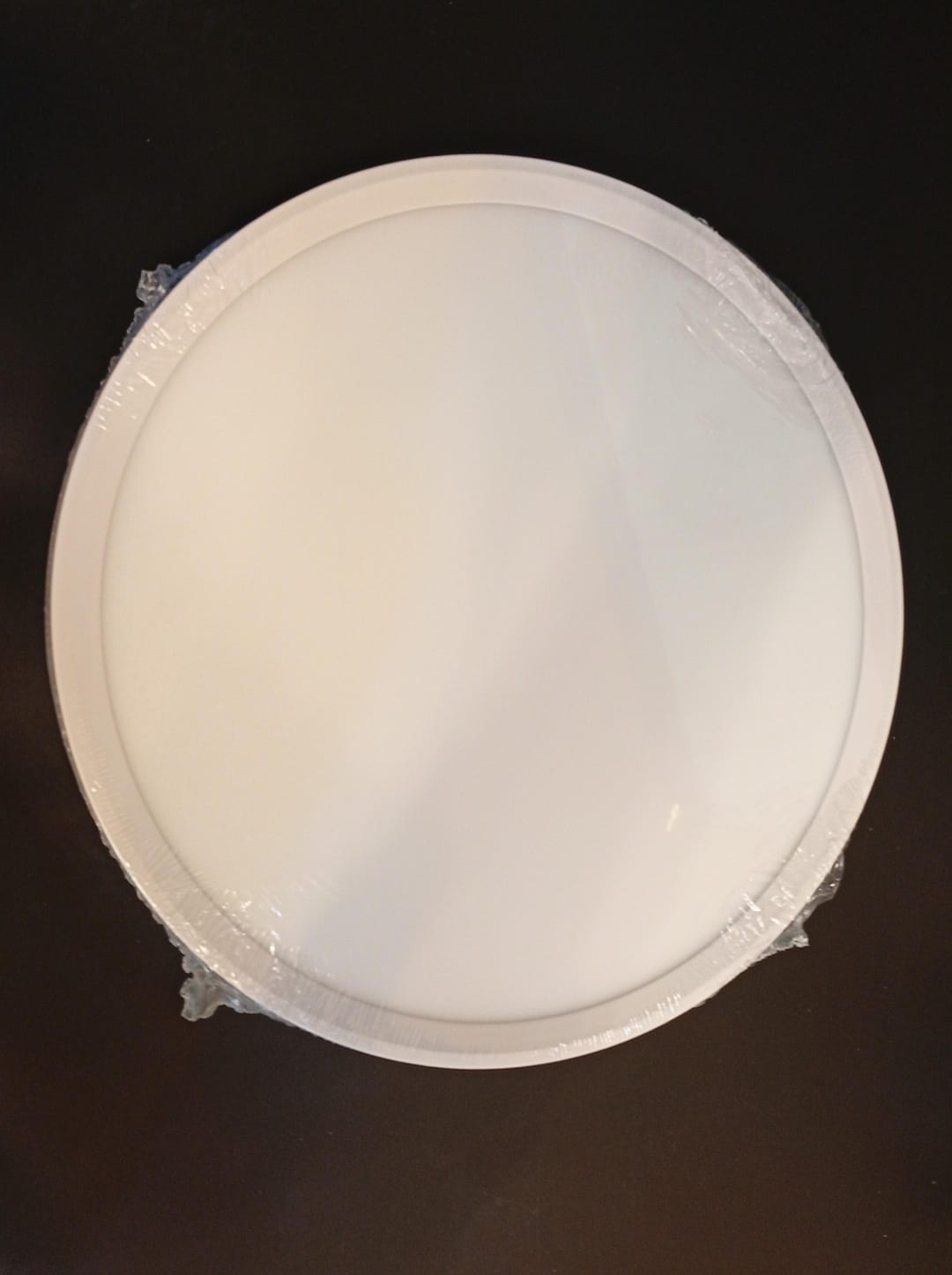 Paquete de 6 lámparas de techo LED, 12", redondas, blancas.