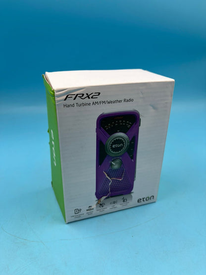 Radio Emergencia Eton FRX2 AM FM Turbina y Cargador