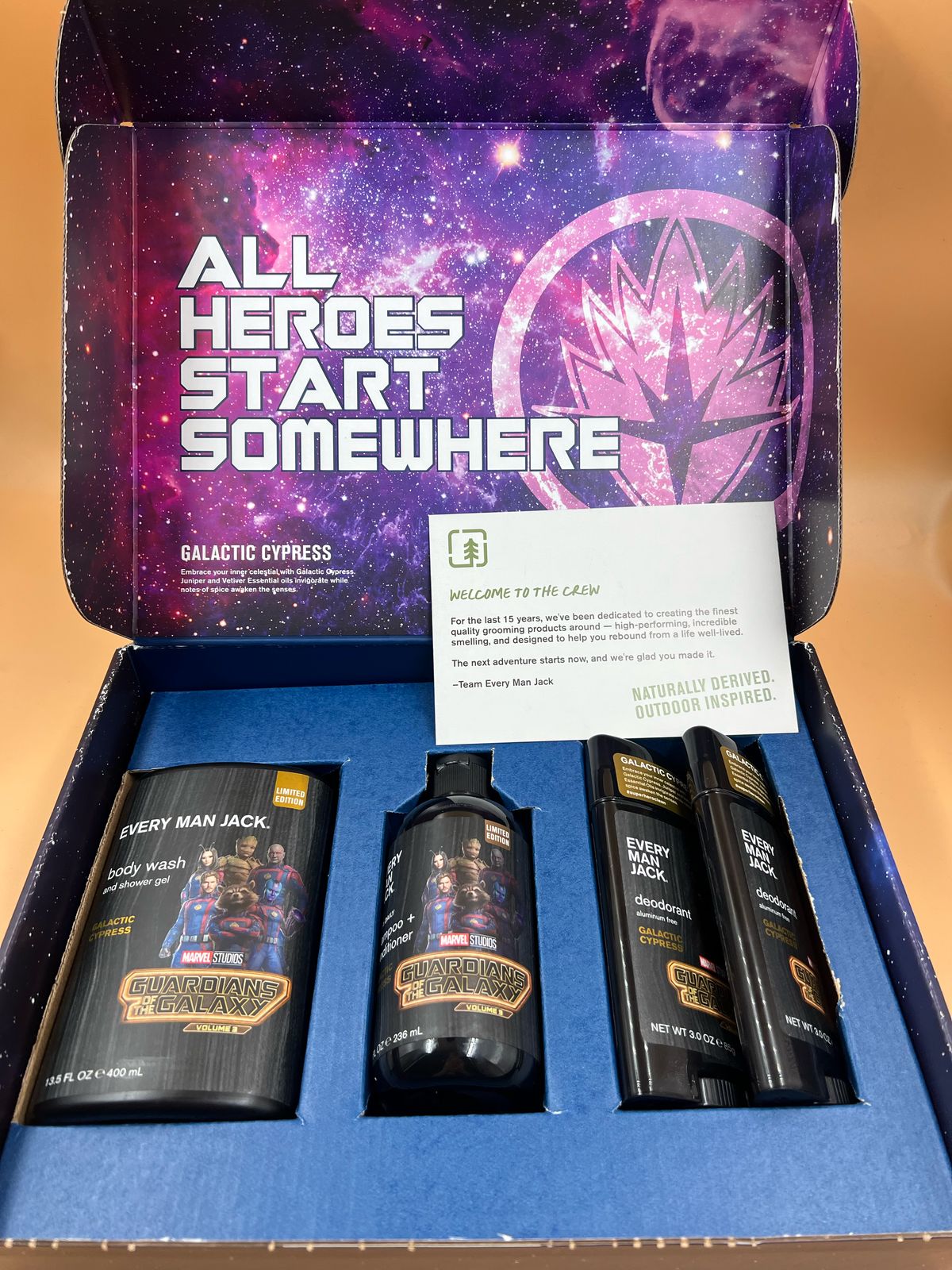 Set corporal Every Man Jack Guardianes de la Galaxia