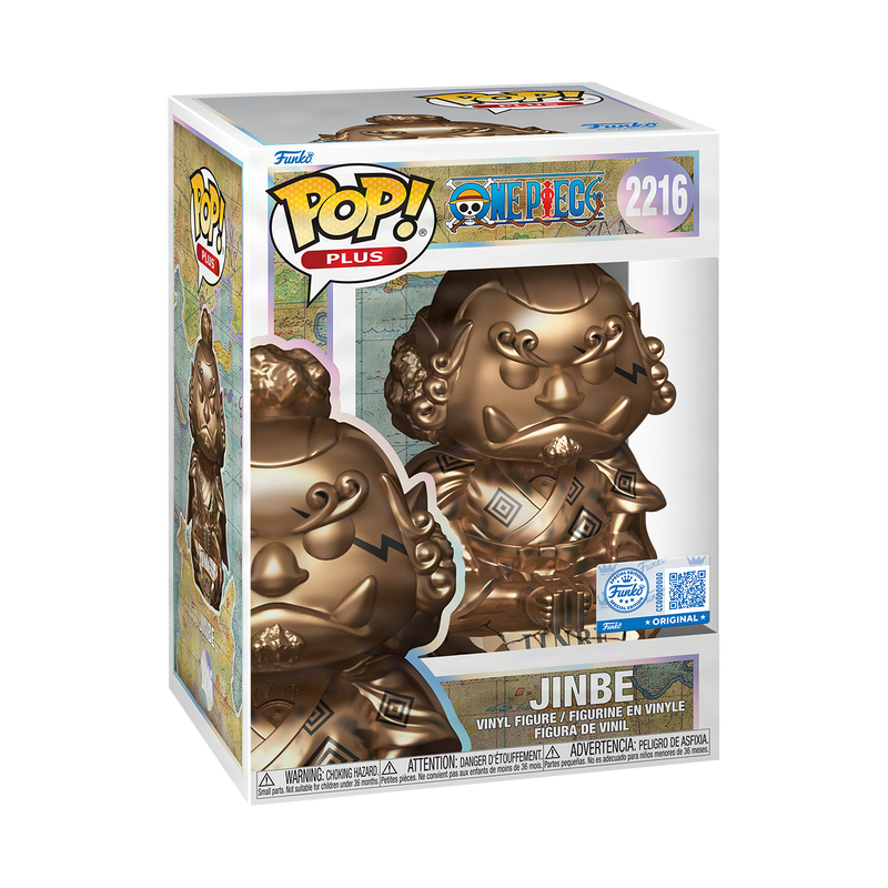 Funko Pop! Plus: One Piece Jinbe (la estatua de bronce) No. 2216