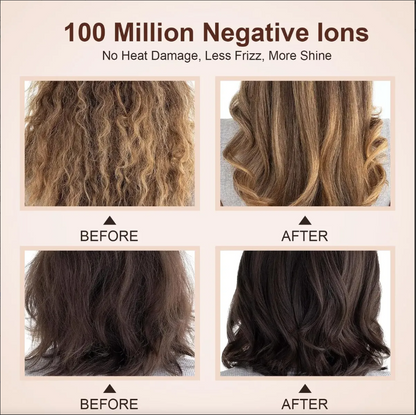 Cepillo secador Hair Trends, aire caliente, 75 mm, moldeador y voluminizador.