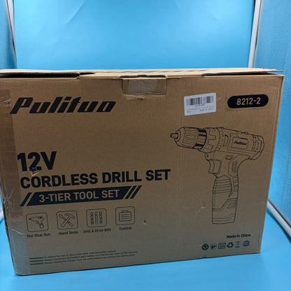 Kit de Herramientas PULITUO 299 Piezas con Taladro