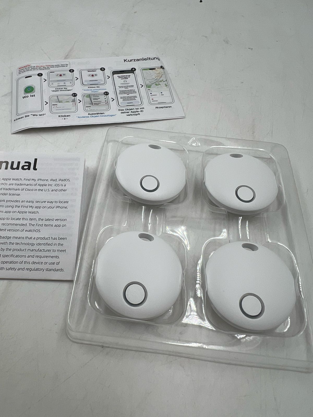 Rastreador de artículos IP67 compatible solo iOS