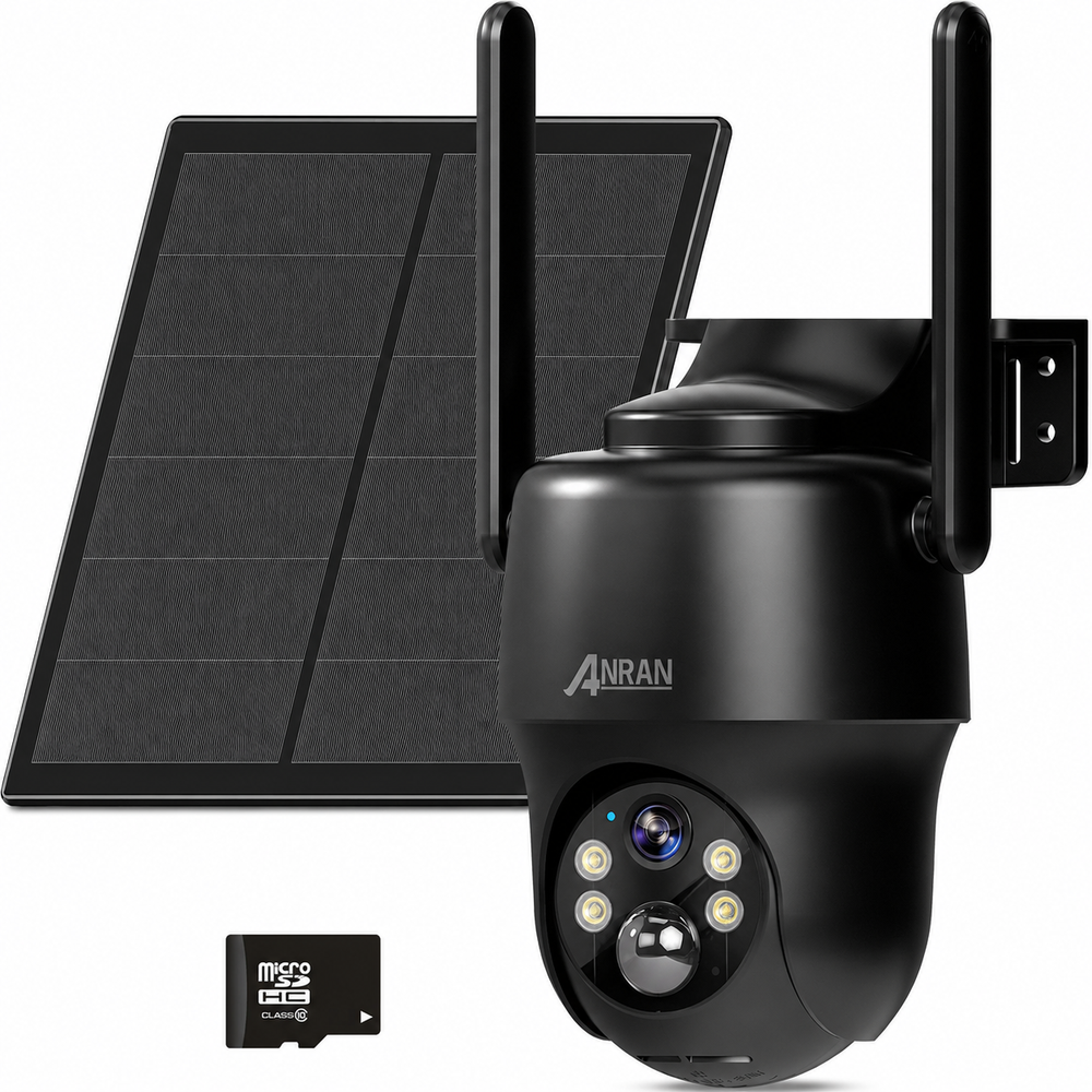 Cámara De Seguridad Solar 4G LTE 3MP 2K Exterior Inalámbrica  USADA