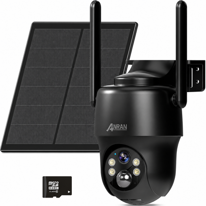 Cámara De Seguridad Solar 4G LTE 3MP 2K Exterior Inalámbrica  USADA