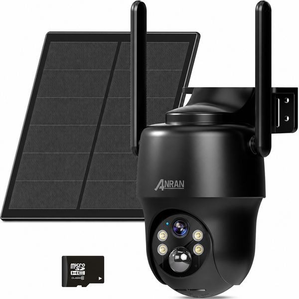 Cámara De Seguridad Solar 4G LTE 3MP 2K Exterior Inalámbrica  USADA