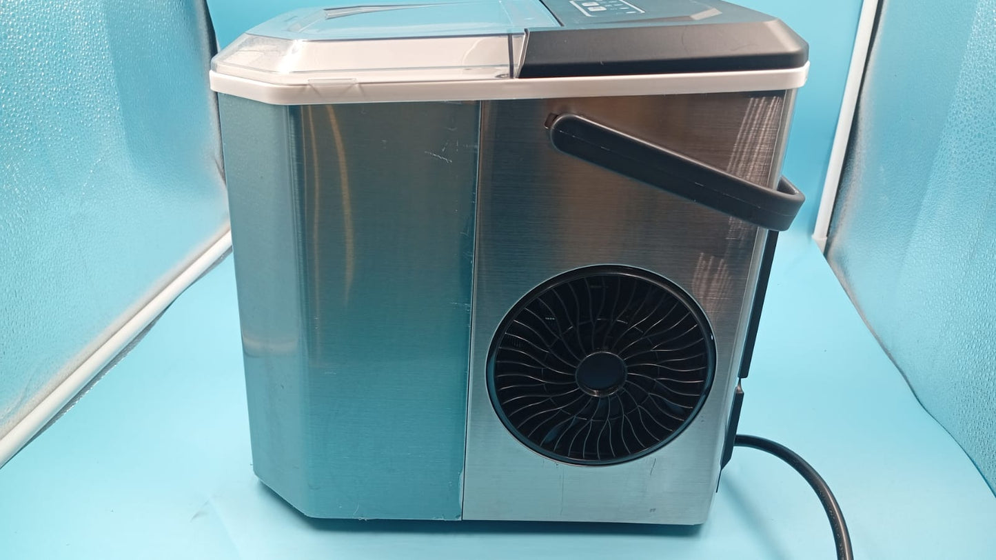 Máquina de hielo de encimera,  2 tamaños de cubitos, (USADO).