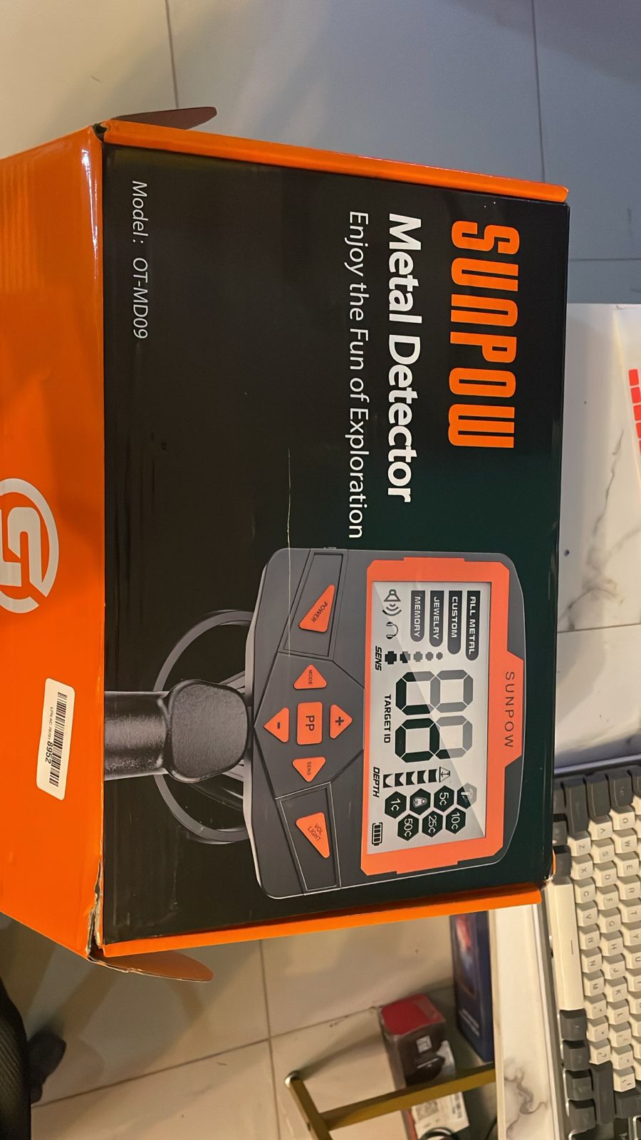 SUNPOW Detector de Metales Profesional - Impermeable.