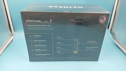 Router Netgear Nighthawk Tri-Band WiFi 7 (RS700S), 200 Dispositivos.