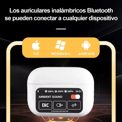 Audífonos Bluetooth In-ear Cancelación De Ruido Anc