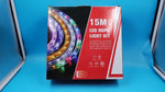 Guirnalda de luces LED de 360 LED, interiores y exteriores, 15.2m aprox.