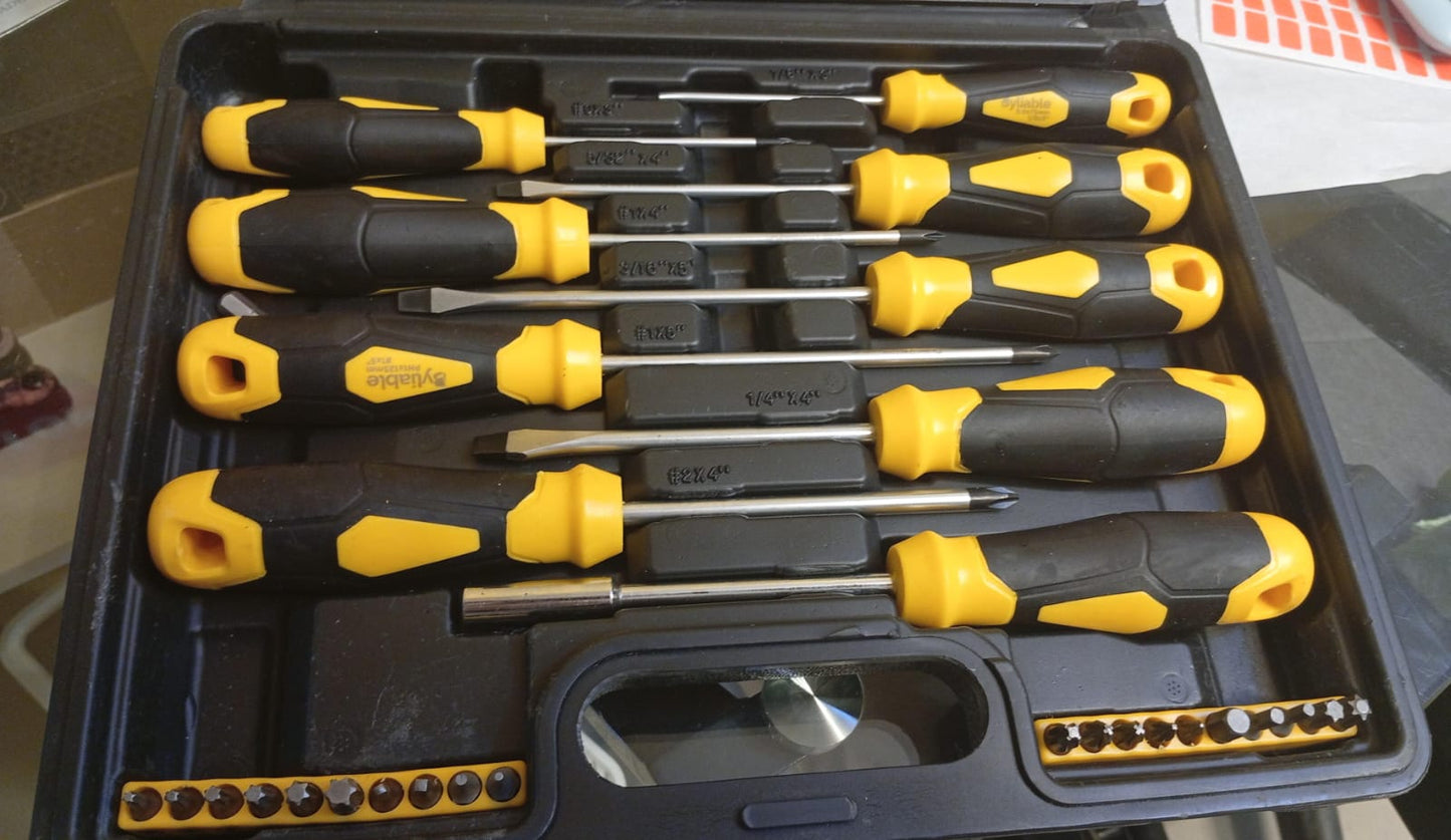 Juego de destornilladores magnéticos, 51 Pcs. (DETALLE).