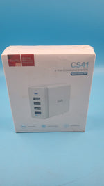 Estación de carga USB de 40 W, USB de 4 puertos con un puerto QC 3.0 SooPii
