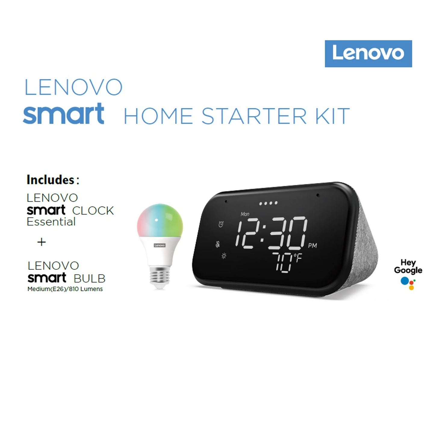 Lenovo Reloj Inteligente Essential Con Smart Color Bulb.