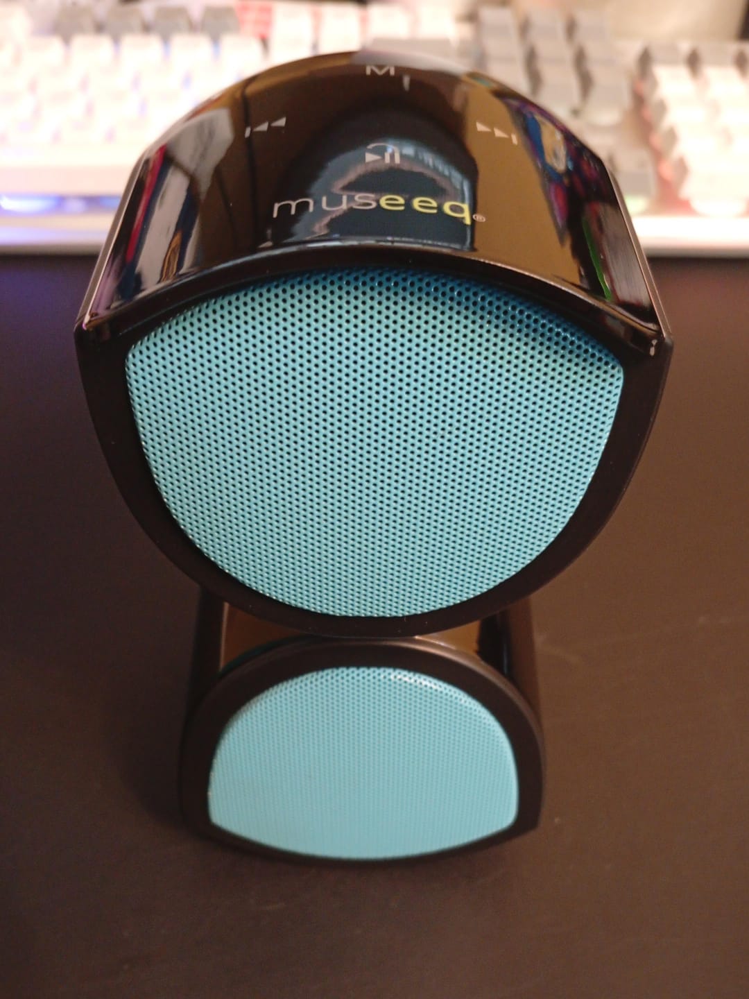 Altavoz portátil inalámbrico Bluetooth 4.2, Museeq PILY (NEGRO).