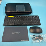 Teclado plegable retroiluminado portatil con mouse