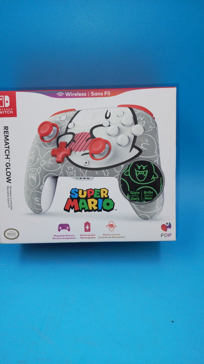 Mando inalámbrico PDP REMATCH GLOW: Boo Hoo, Wireless para Switch