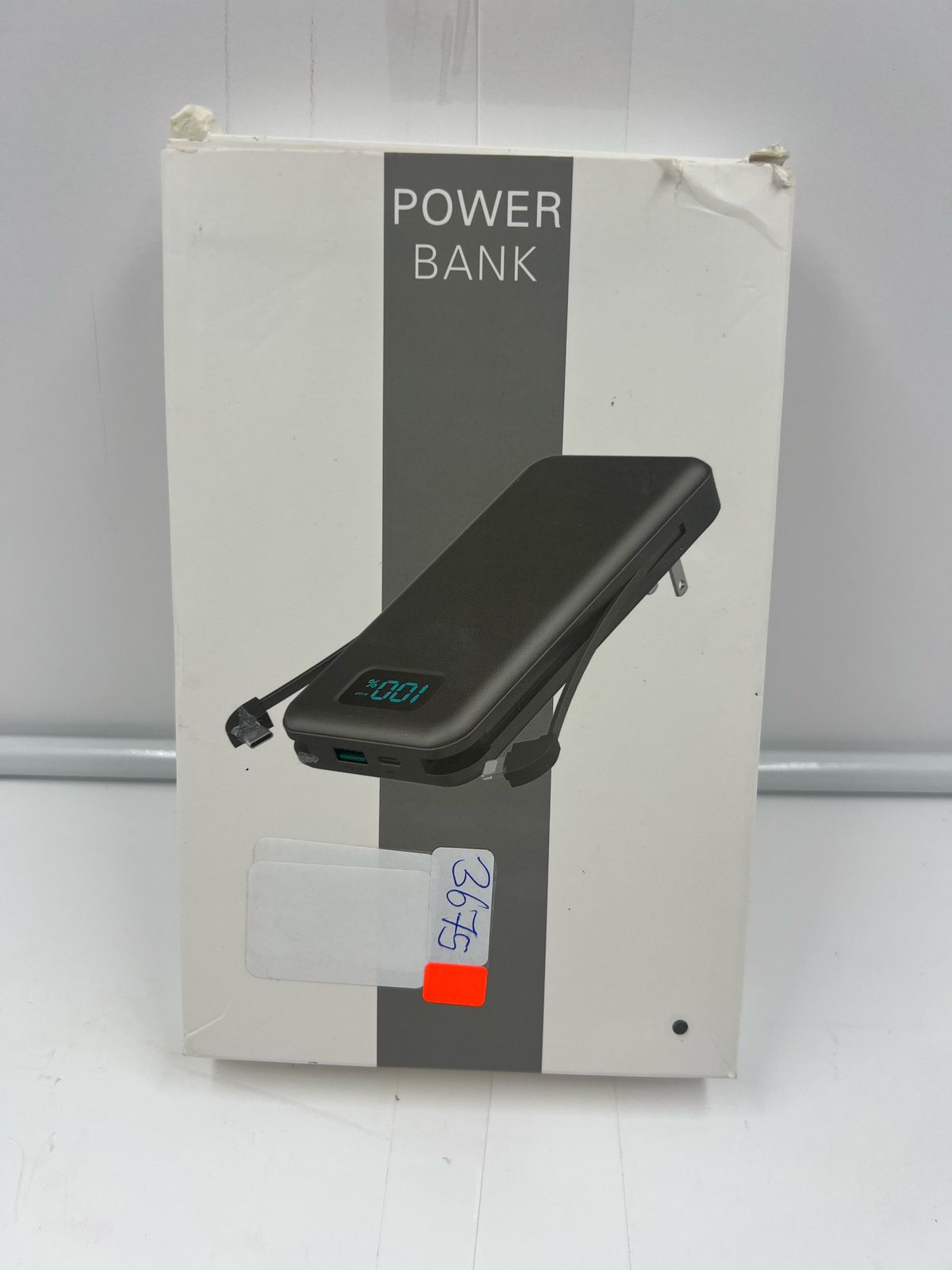 Cargador hx100j3 portátil con cables integrados y enchufe