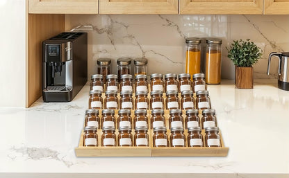 Especiero De Bambú Para Cajón 8 Piezas Organizador Cocina