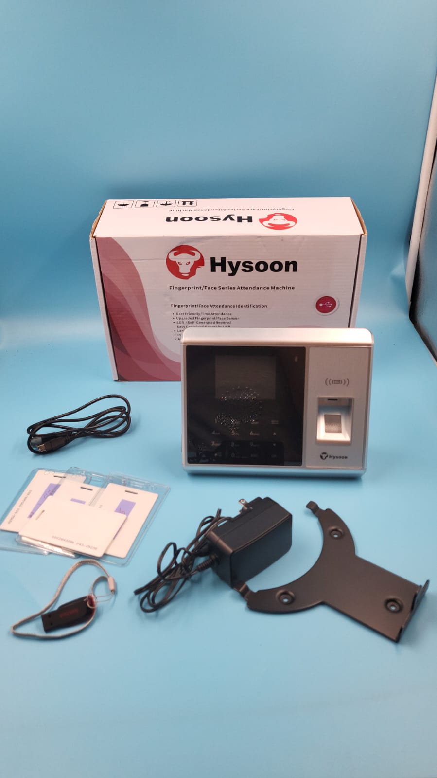 Reloj de control de tiempo, biométricos de huellas dactilares Hysoon USADO