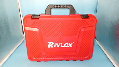 Llave de impacto inalámbrica Rivlox, con 2 baterías y cargador (USADA)