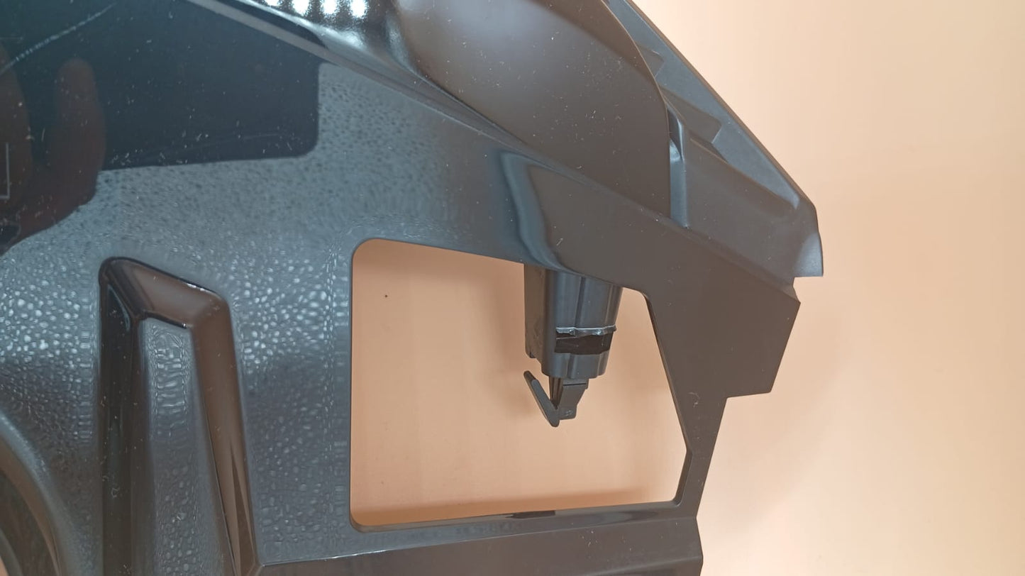 Rejilla para Nissan Rogue 2018-2019, Color negro, (DETALLE).