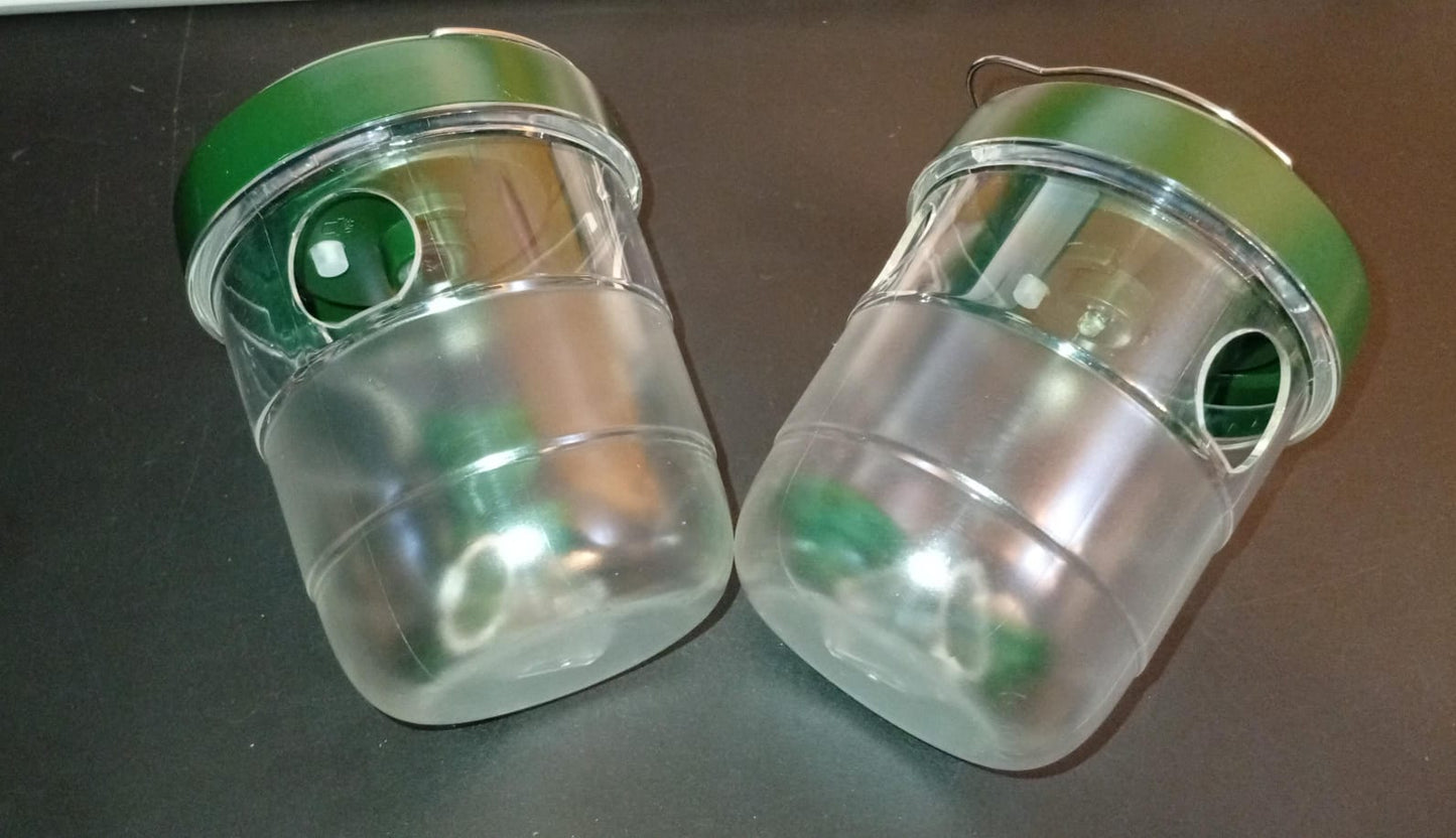 Trampas para avispas para colgar al aire libre, con energía solar.