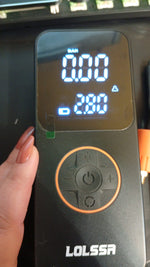 Inflador de neumáticos portátil, compresor 20000 mAh (USADO).