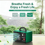 Generador de ozono 45.000 mg/h, purificador de aire O3 industrial/doméstico