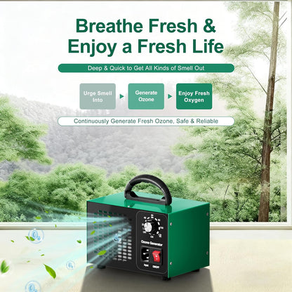Generador de ozono 45.000 mg/h, purificador de aire O3 industrial/doméstico