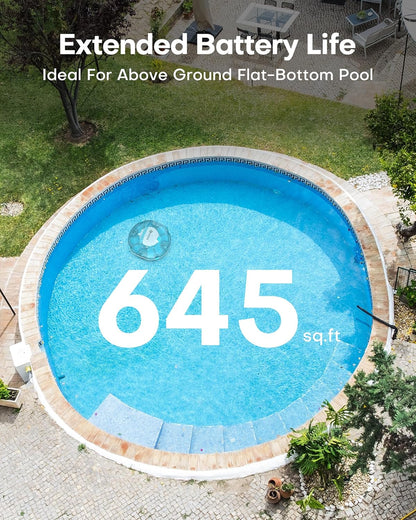 Limpiador Robótico Inalámbrico para Piscinas, WINNY POOL CLEANER.(USADA)