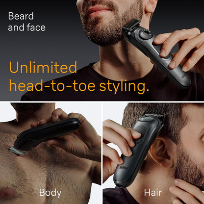 Recortadora 9 en 1 para hombres, Braun Kit, serie 5.