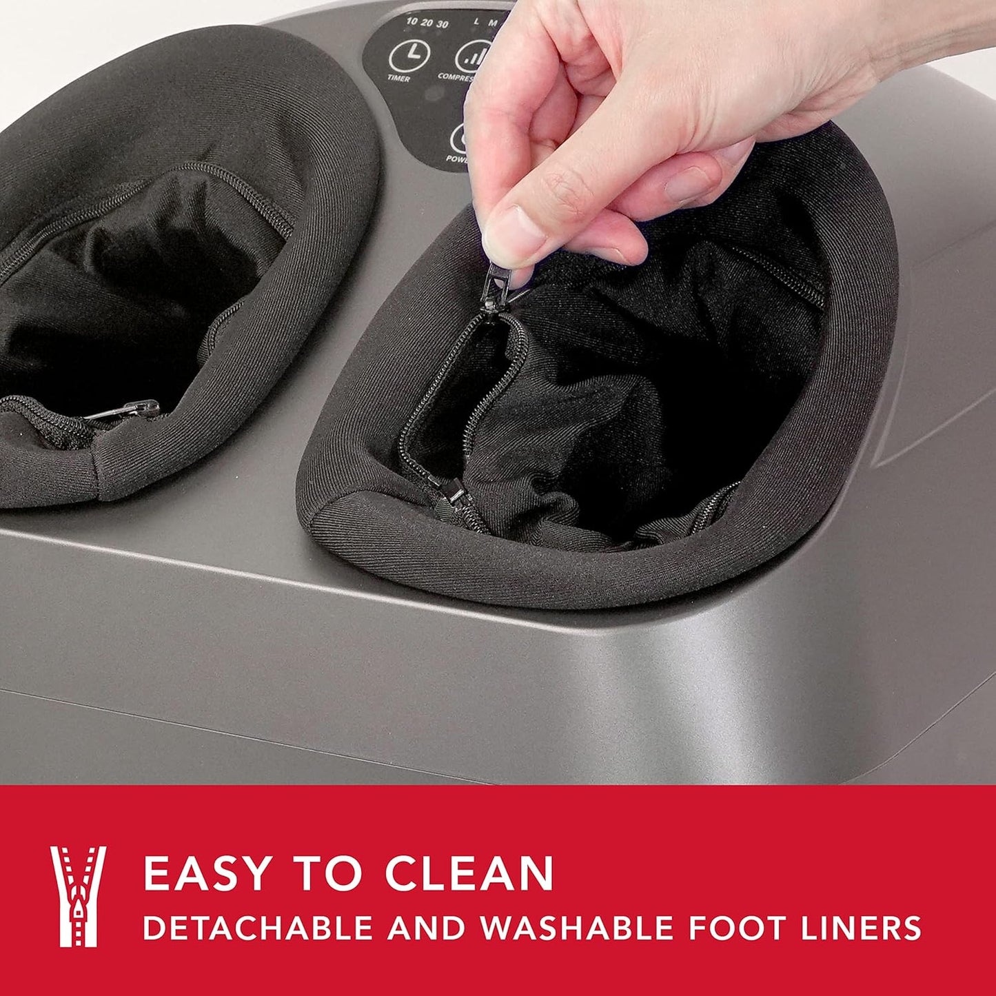 Máquina masajeadora de pies Shiatsu,amasado profundo. SUNBEAM