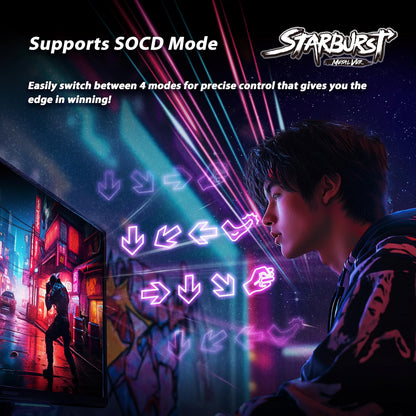 Mando arcade Brook Fighter Starburst Metal, para PS5, PS4, Xbox