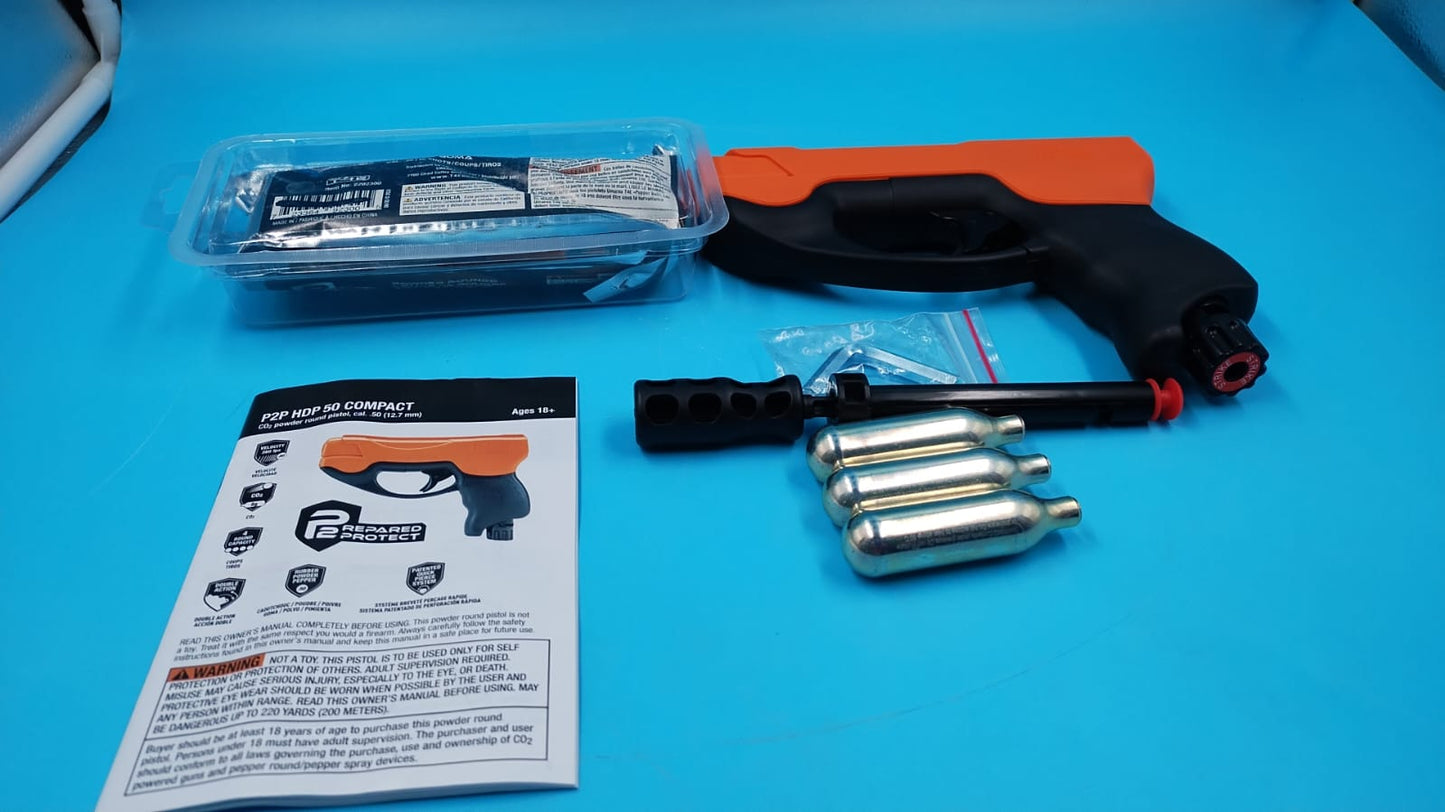 Pistola Protectora, Co2 Goma Pimienta P2p UMAREX (DETALLE)