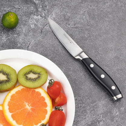 Linoroso, cuchillo de cocina de 3.5", acero al carbono aleman.(USADO)