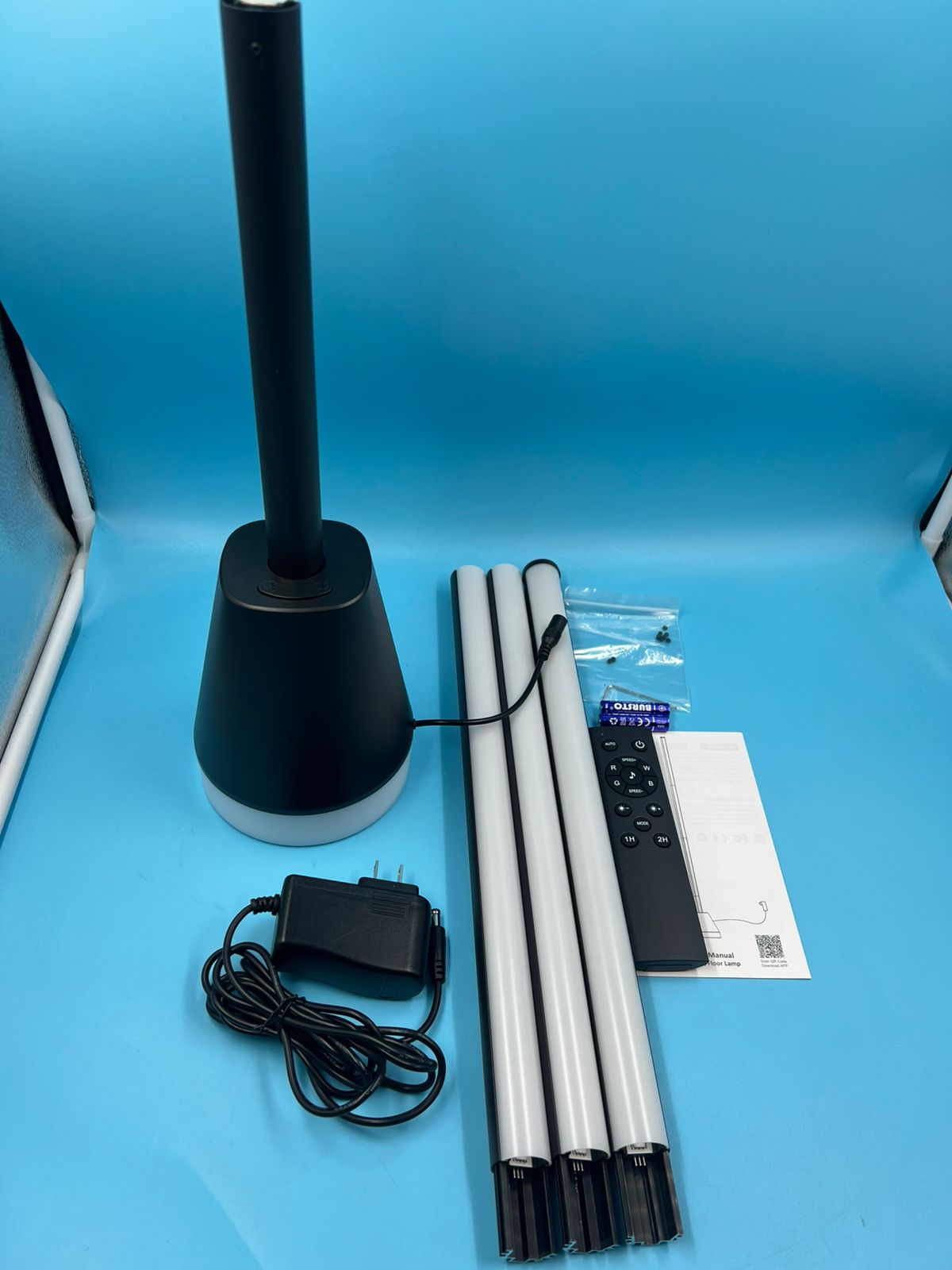 Lámpara de pie inteligente RGB de esquina control remoto