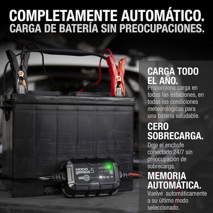 Cargador Inteligente NOCO GENIUS5 6V 12V 5A