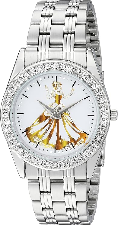 Reloj analógico de cuarzo, para adultos, Cenicienta.(DETALLE).