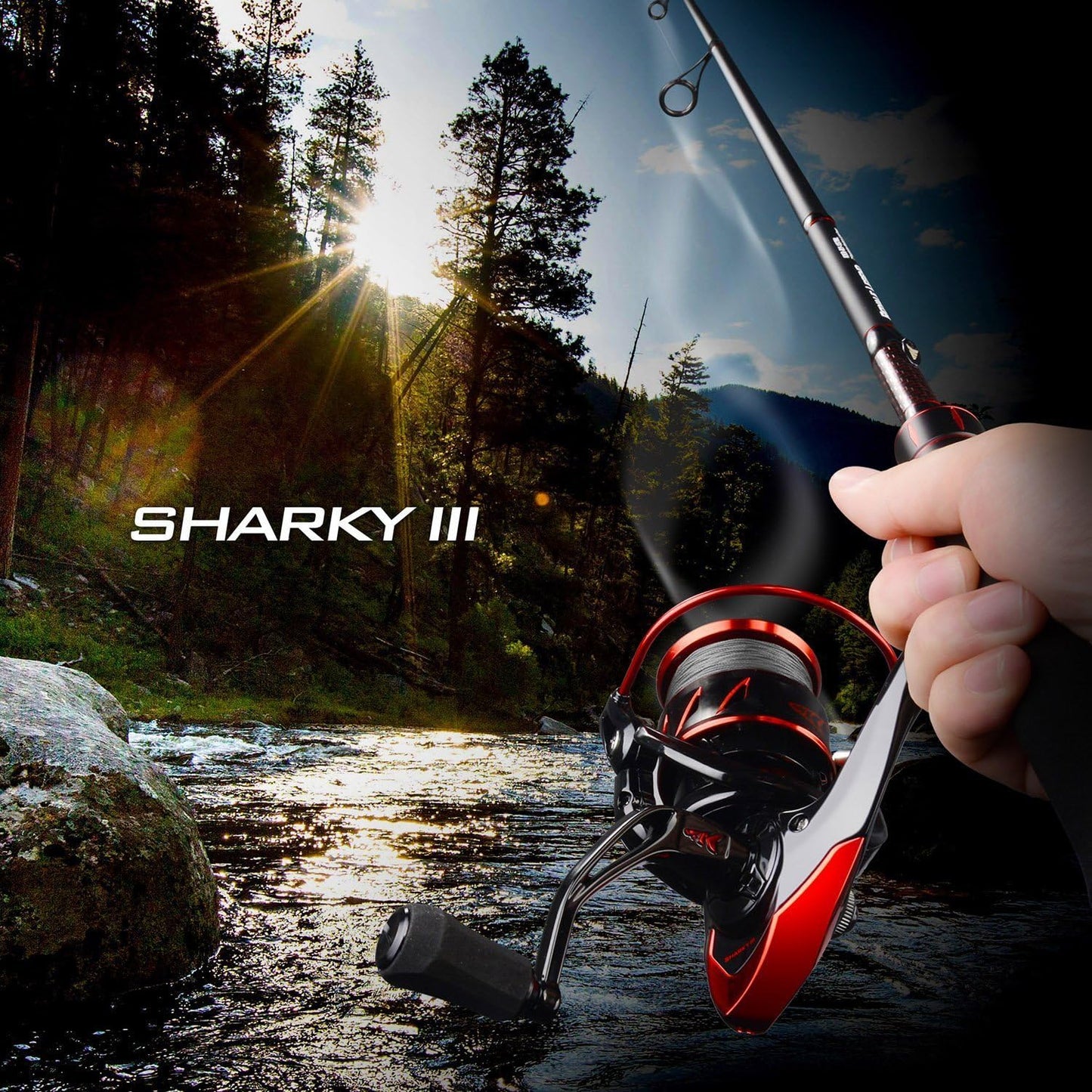 KastKing Sharky III carrete de pesca giratorio Ambidextro