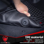 Tapetes compatibles con Chevy Silverado, Sierra 1500 DC 14-2018, TPE.