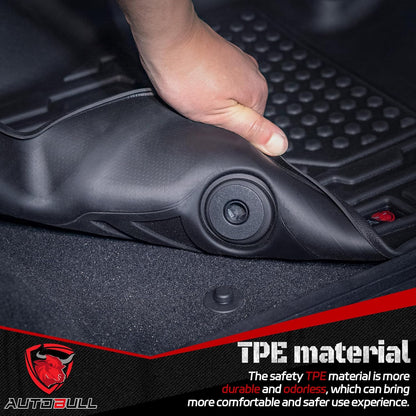 Tapetes compatibles con Chevy Silverado, Sierra 1500 DC 14-2018, TPE.