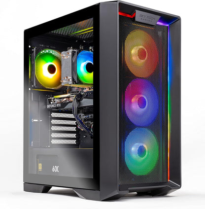 Skytech Nebula Gaming, PC de computadora Ryzen 7, NVIDIA RTX 5060