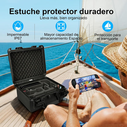Maletín Lekufee LK703, Rígido Impermeable para Nintendo Switch 2