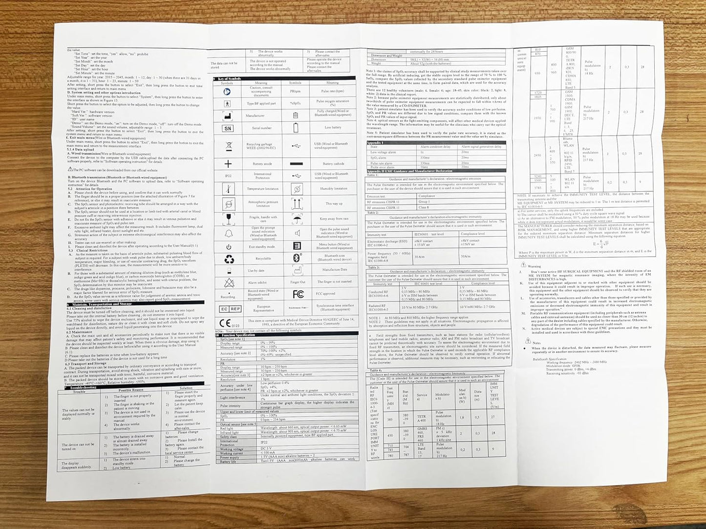 EMAY Monitor de oxígeno para dormir con capacidad de grabación incorporada.