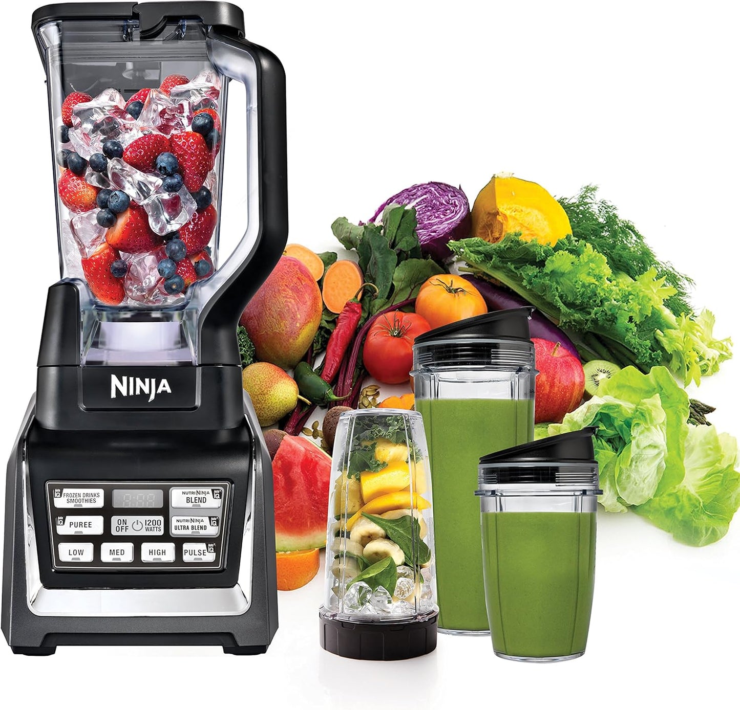 Nutri Ninja Ninja Blender Duo, Licuadora duo con Auto-iQ.